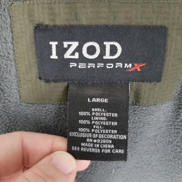 IZOD | PerformX waterresistant fleece lined jacket - Picture 8 of 12